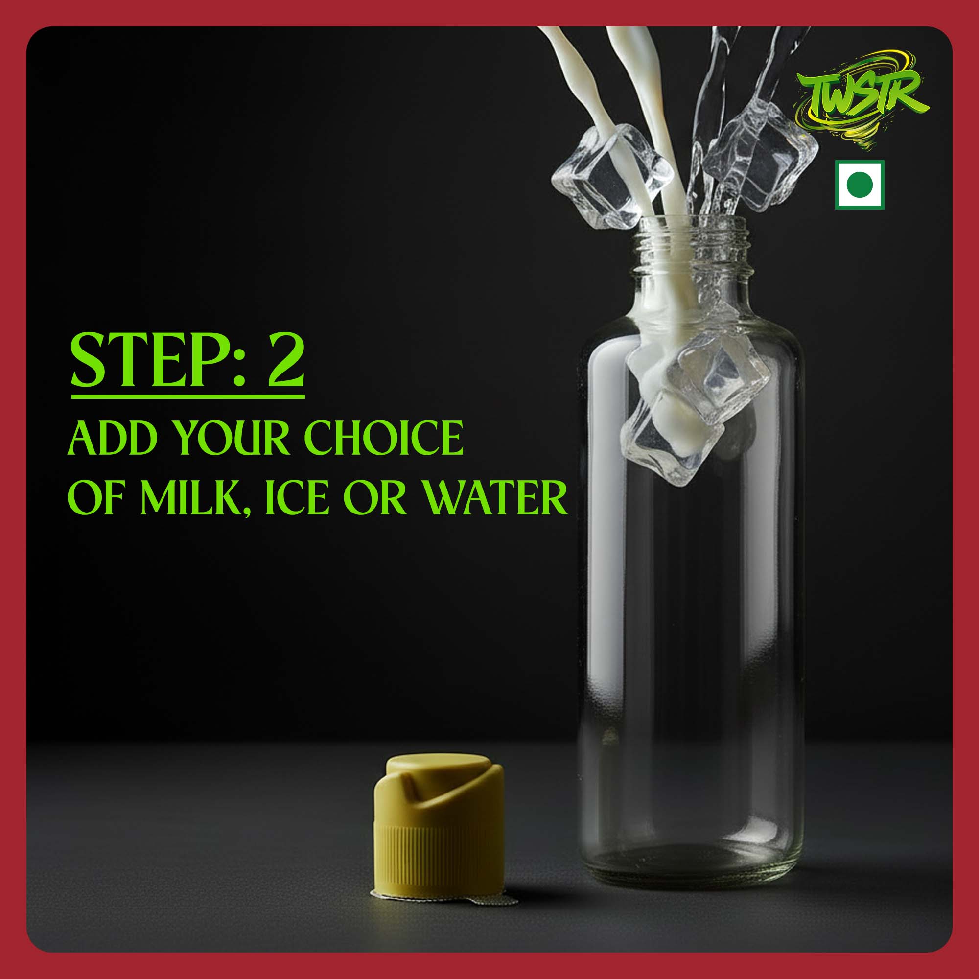 TWSTR Step 2 - Twist cap